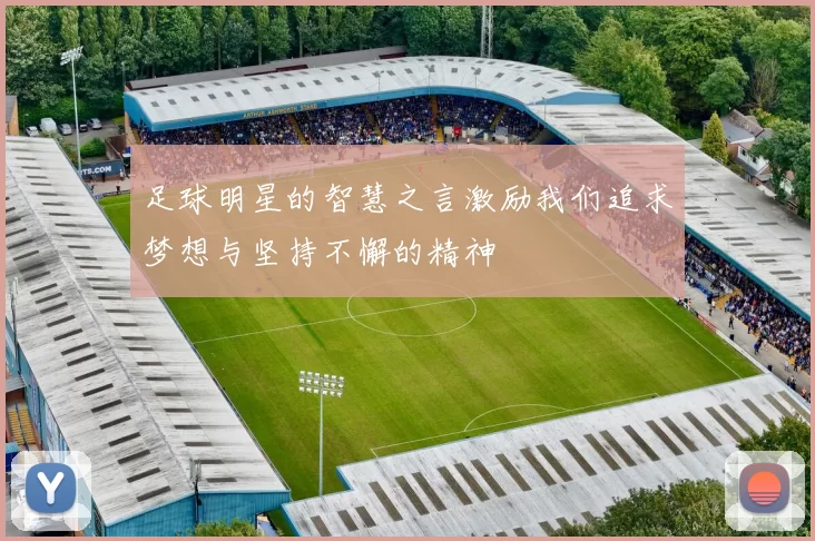 足球明星的智慧之言激励我们追求梦想与坚持不懈的精神