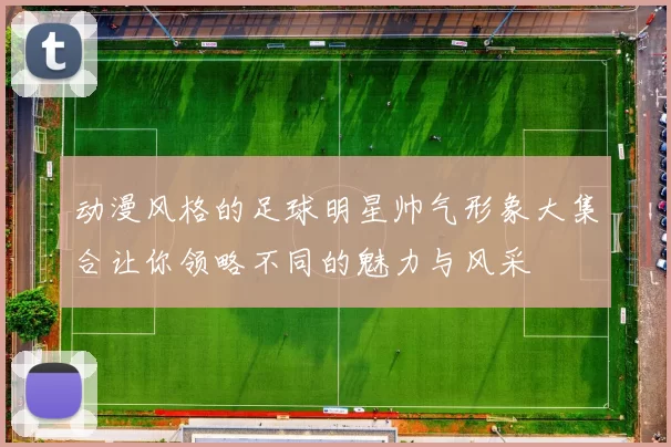 动漫风格的足球明星帅气形象大集合让你领略不同的魅力与风采