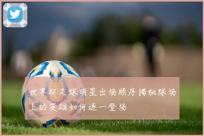 世界杯足球明星出场顺序揭秘球场上的英雄如何逐一登场